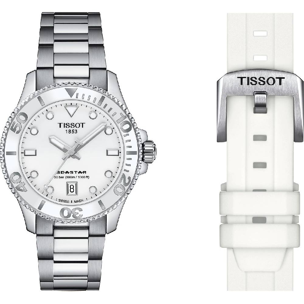 Tissot Uhren-Set inkl. Wechselarmband Seastar 1000 T1202101101100 Saisonschlussverkauf