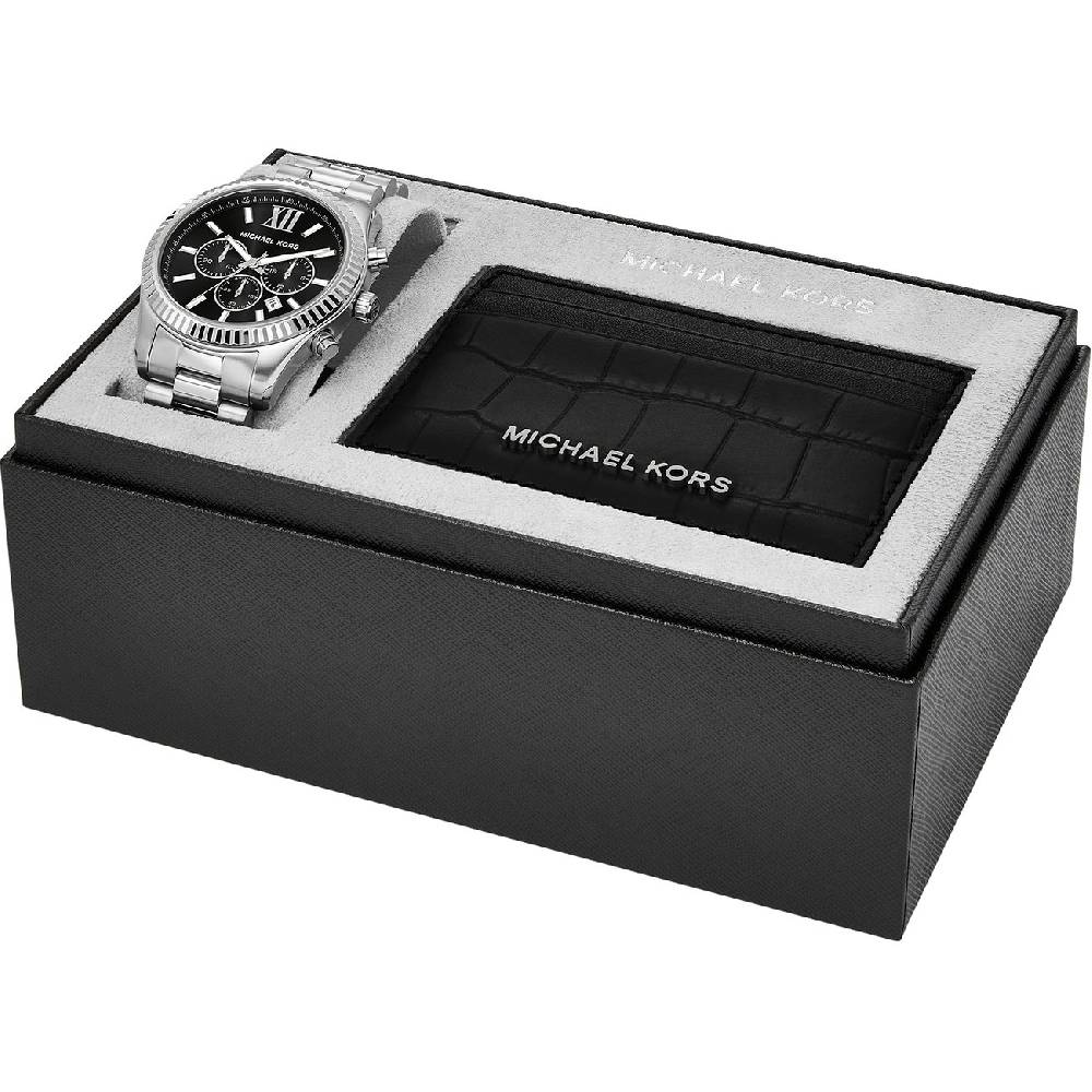 Michael Kors Unisexuhr LEXINGTON MK1091SET Discount Store für neue Produkte