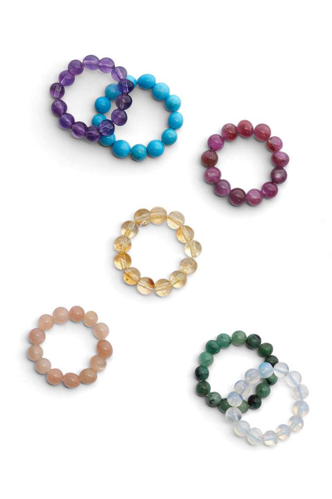JUKSEREI BIRTHSTONE BUNGEE RING Meist gekauft