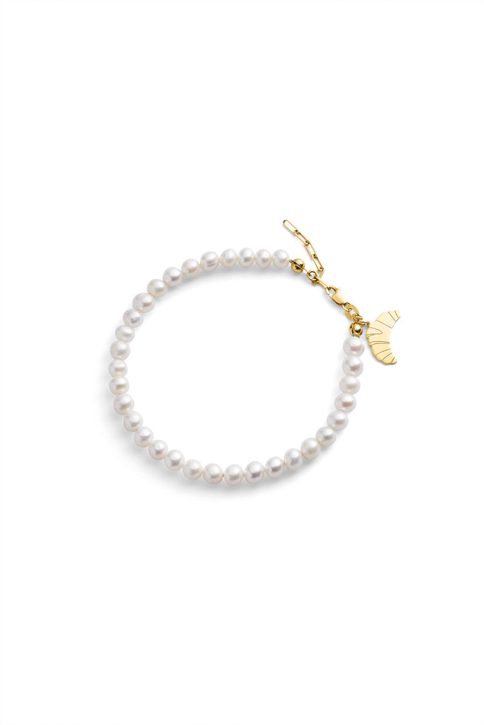 JUKSEREI CROISSANT PEARL BRACELET Günstiger Verkauf