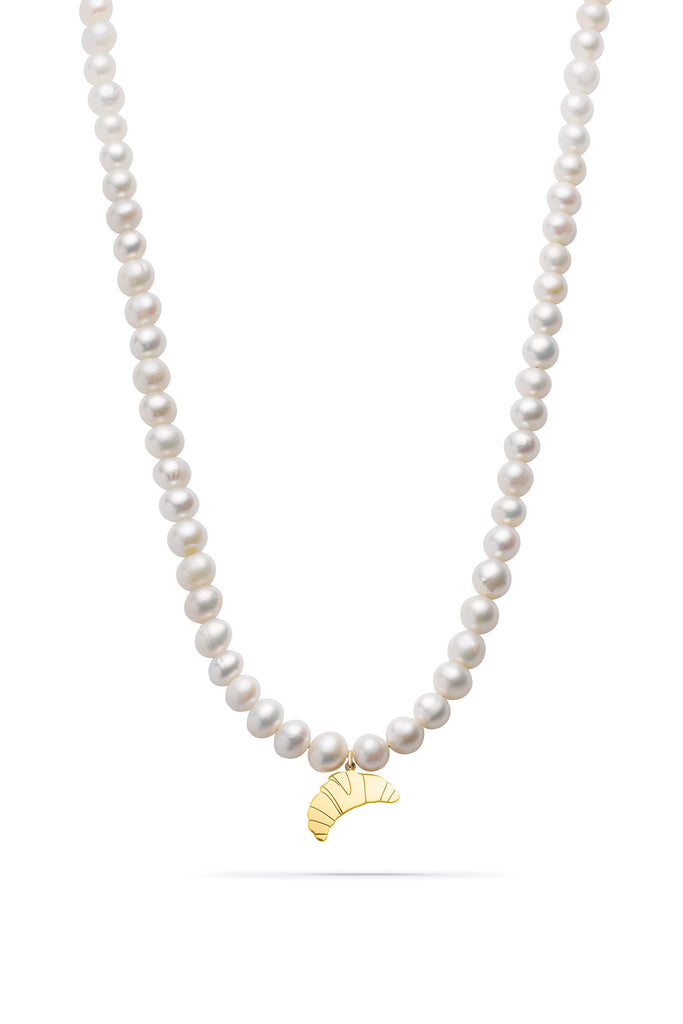 JUKSEREI CROISSANT PEARL NECKLACE Fabrikverkauf