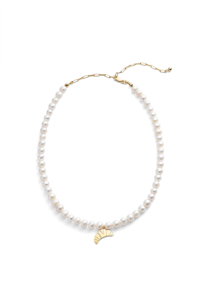JUKSEREI CROISSANT PEARL NECKLACE Fabrikverkauf