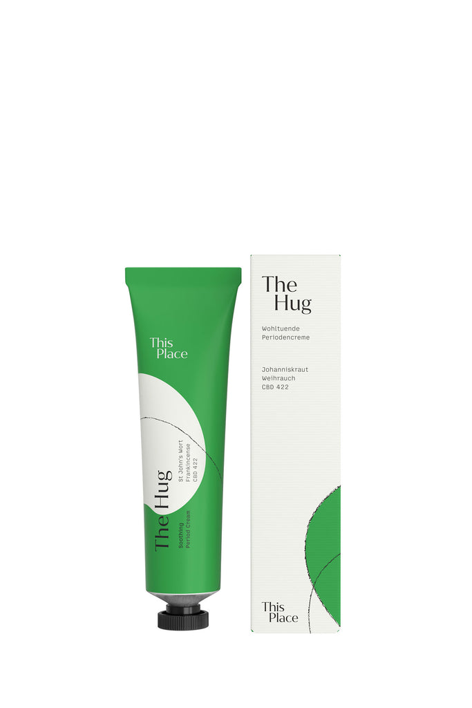JUKSEREI THIS PLACE · THE HUG PERIOD CREAM Auslauf