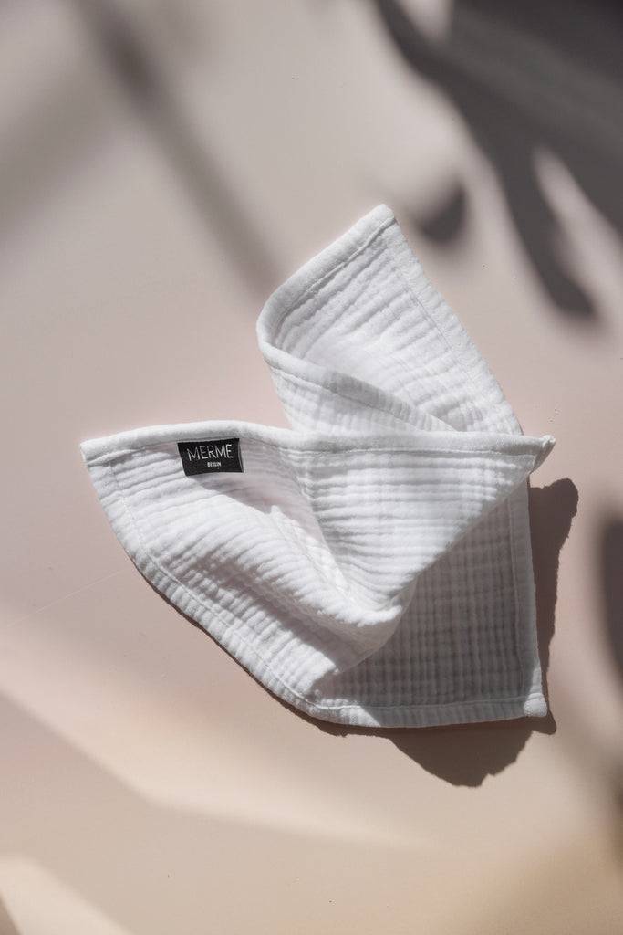 JUKSEREI MERME · FACIAL MUSLIN CLOTHS 3PAX Auslauf