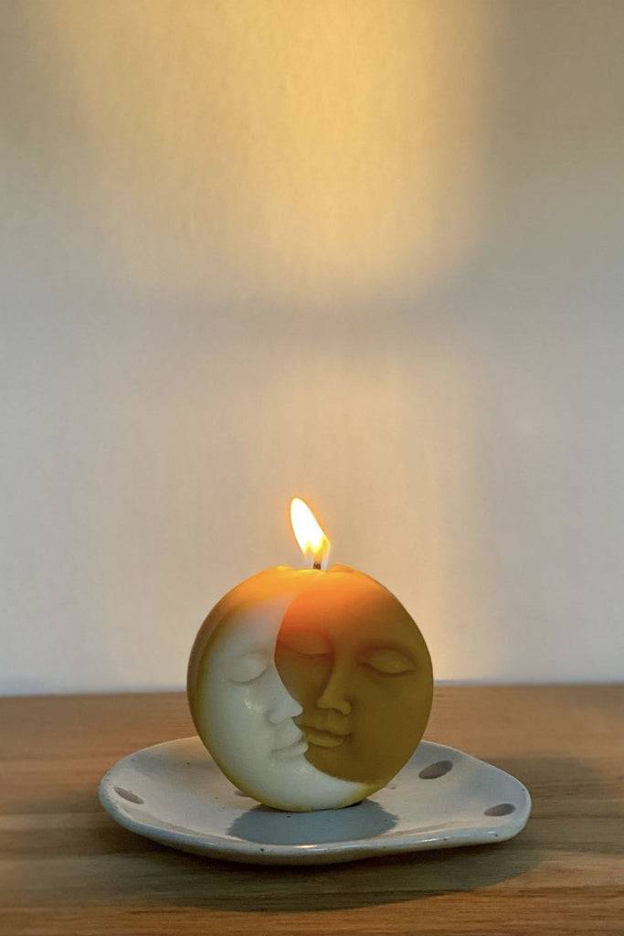 JUKSEREI SOLLYS · MOON/SUN BEESWAX CANDLE Günstig kaufen