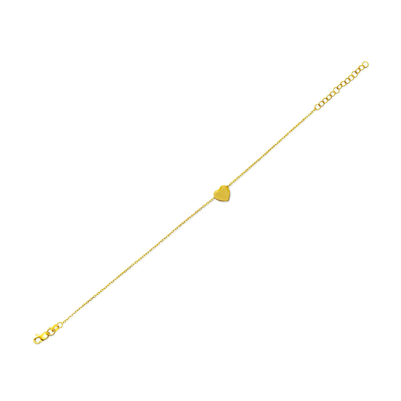Mosuo Jewellery Herz Gold Armband - Vermeil Schlussverkauf