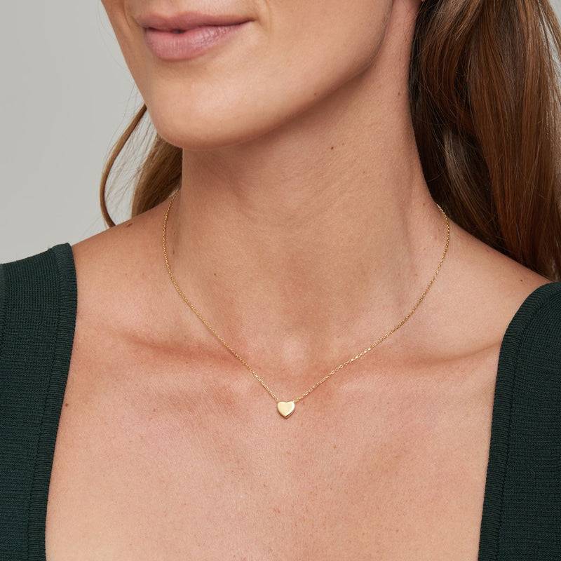 Mosuo Jewellery Herz Gold Halskette - Vermeil Günstiger Verkauf