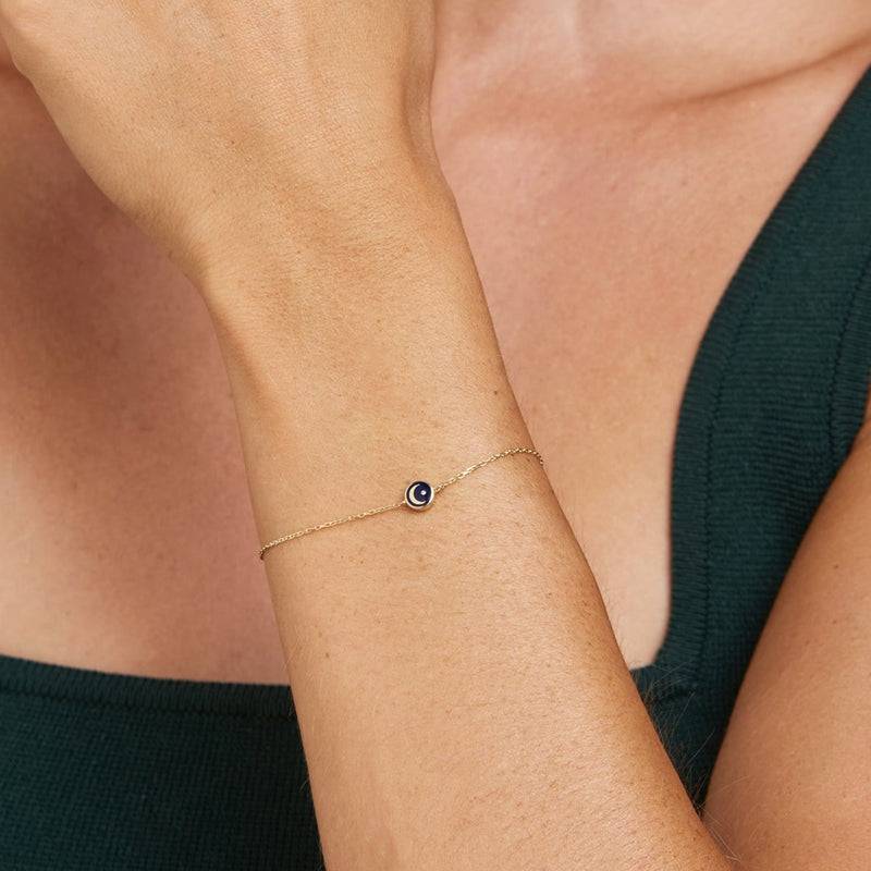 Mosuo Jewellery Emaille Diamant Mond Armband