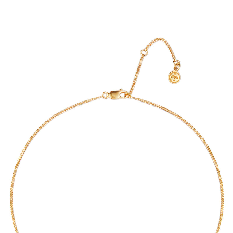 Mosuo Jewellery Geburtsstein Halskette März - Vermeil & Aquamarin Outlet
