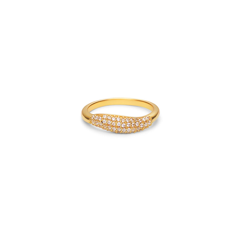 Mosuo Jewellery Athena Topas Ring - Vermeil Online