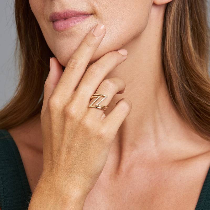 Mosuo Jewellery Diamant Blitz Ring Auslauf