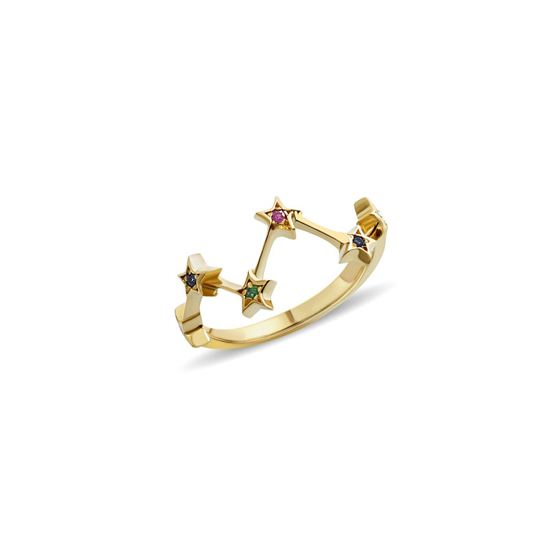 Mosuo Jewellery Regenbogen Stern Ring
