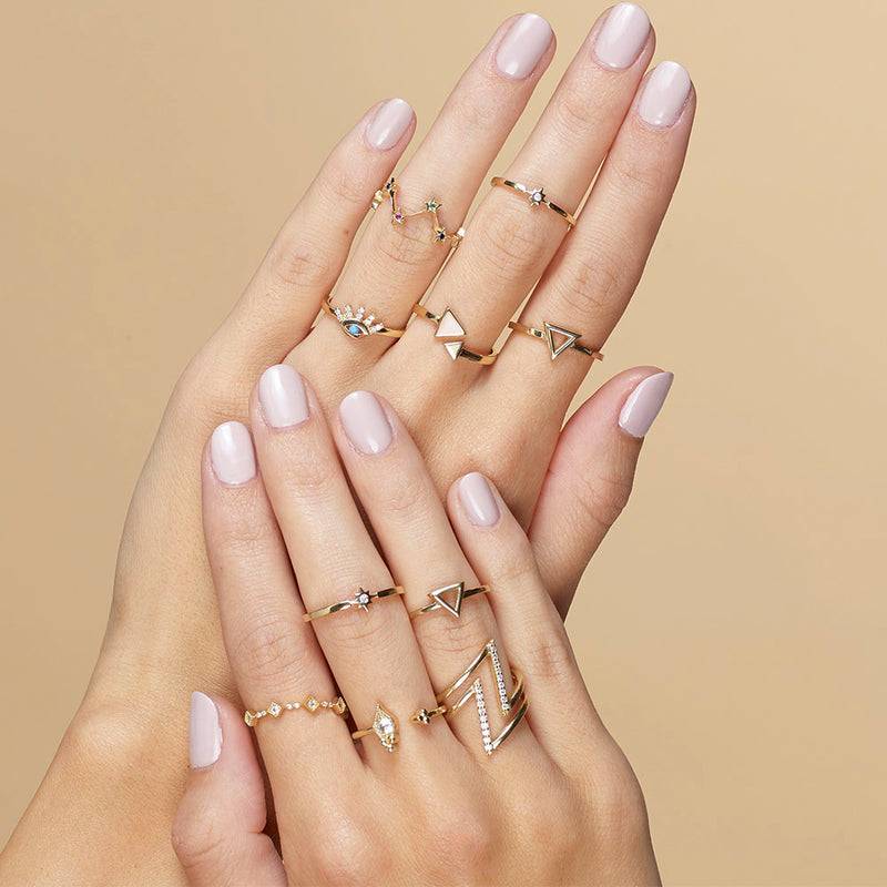 Mosuo Jewellery Türkis Diamant Evil Eye Ring Hotsell