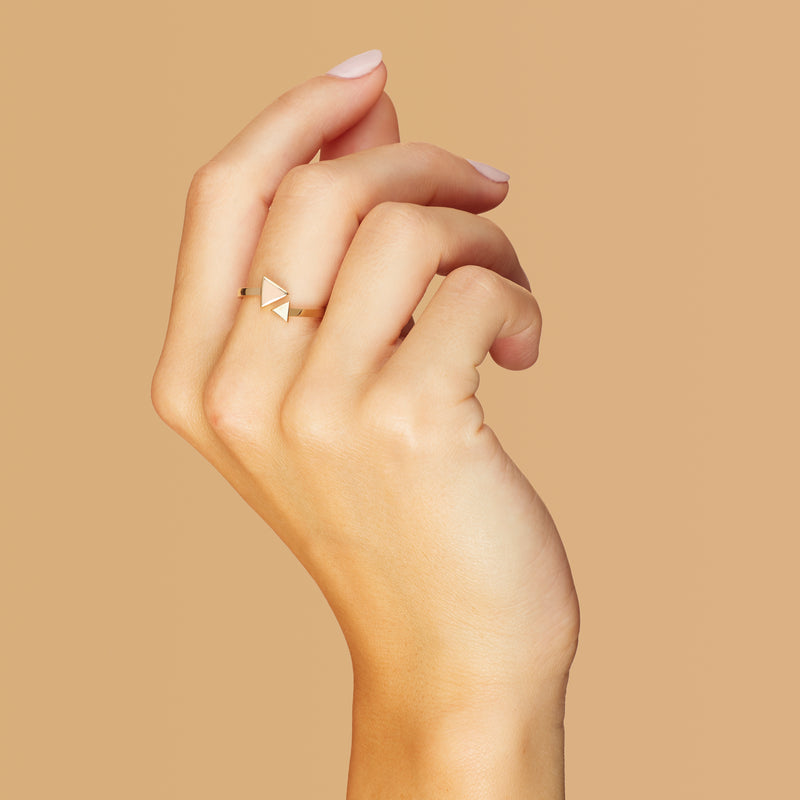 Mosuo Jewellery Pfeil Rosé Ring Fabrikverkauf