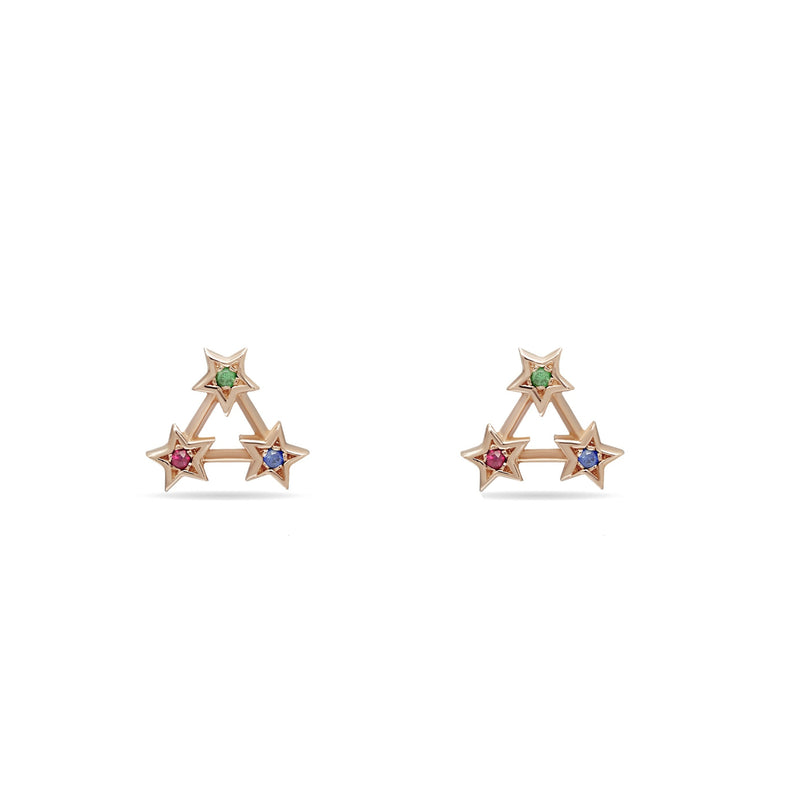 Mosuo Jewellery Regenbogen Stern Ohrstecker Online