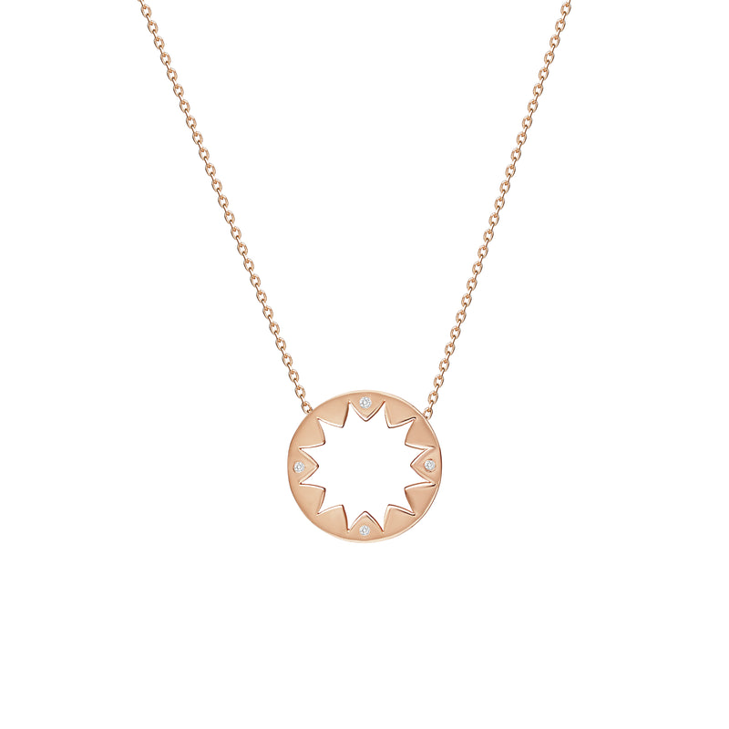 Mosuo Jewellery Sonnen Diamant Anhängerkette Online