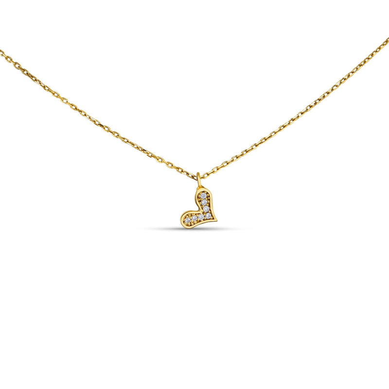 Mosuo Jewellery Diamant Herz Halskette Verkauf