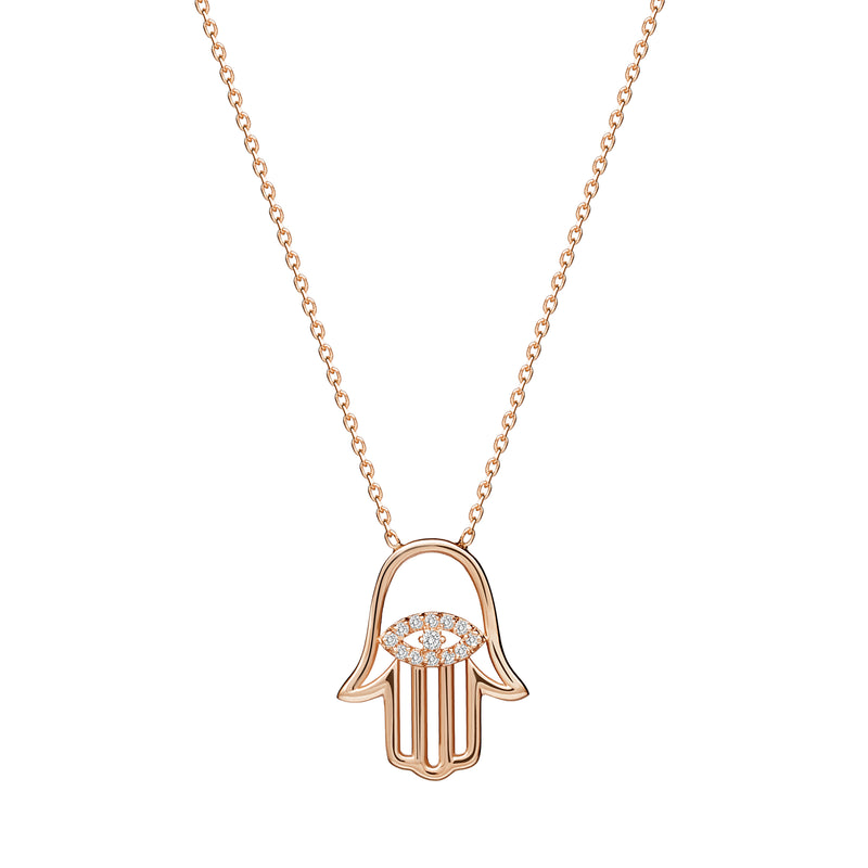 Mosuo Jewellery Hamsa Diamant Halskette Günstiger Verkauf