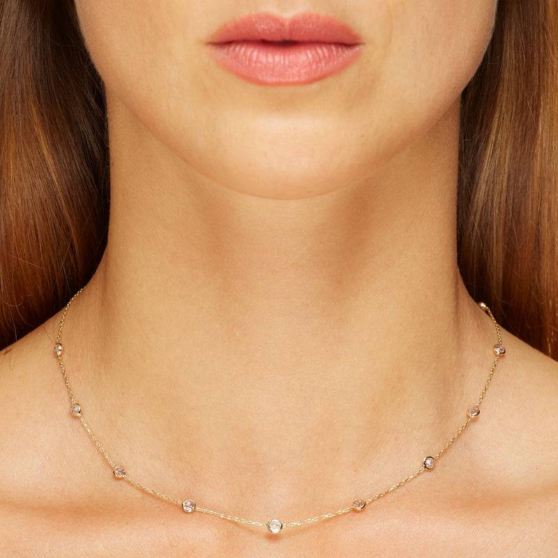 Mosuo Jewellery Halskette mit Steinen Blitzverkäufe