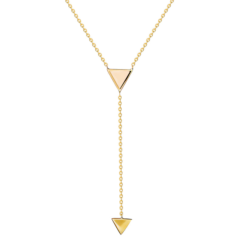 Mosuo Jewellery Pfeil Rosé Y-Halskette
