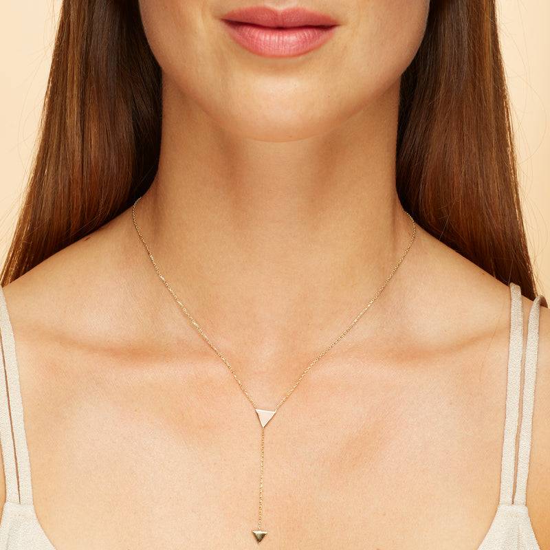 Mosuo Jewellery Pfeil Rosé Y-Halskette Hotsell