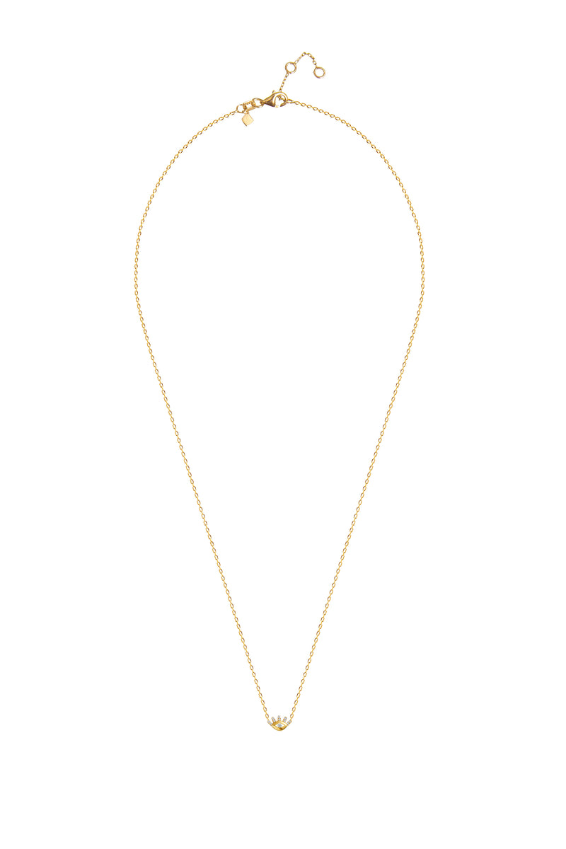 Mosuo Jewellery Evil Eye Diamant Halskette im Angebot