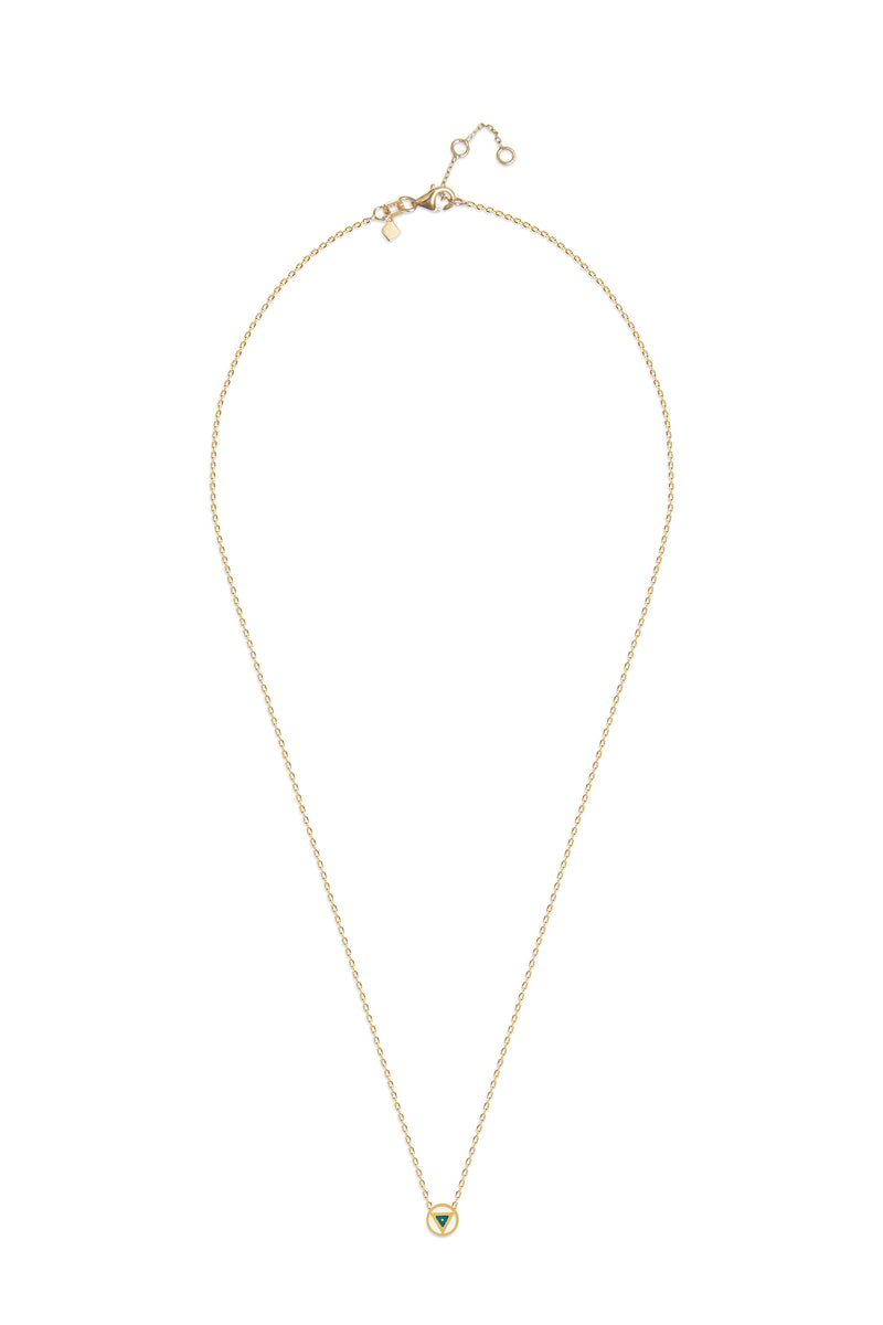 Mosuo Jewellery Emaille Dreieck Halskette Meist gekauft