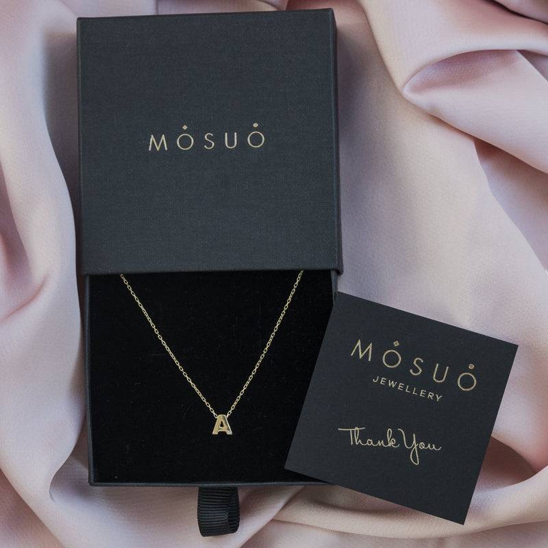 Mosuo Jewellery Diamant Buchstaben Halskette “A” - Vermeil Blitzverkäufe