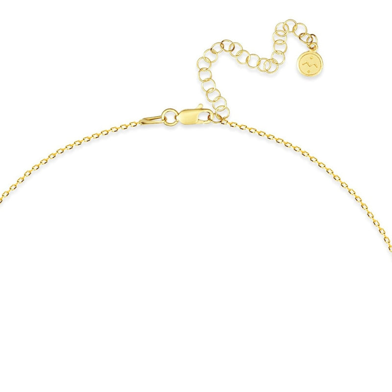 Mosuo Jewellery Diamant Buchstaben Halskette “E” - Vermeil Verkauf