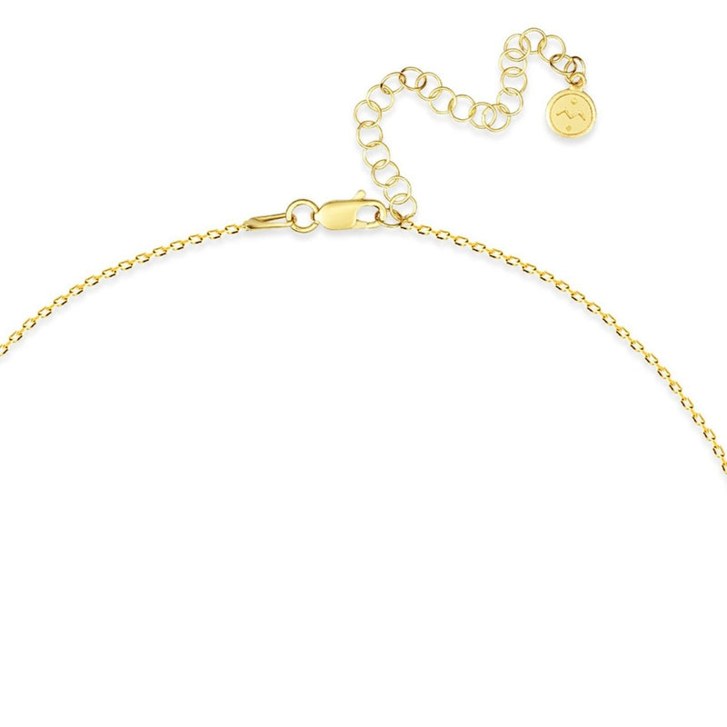 Mosuo Jewellery Diamant Buchstaben Halskette “F” - Vermeil Angebote