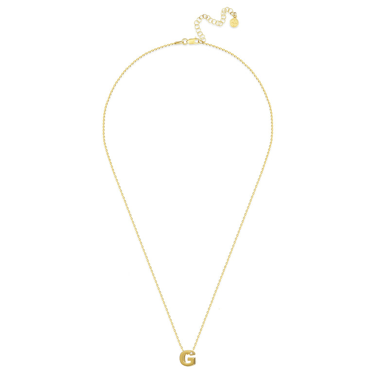 Mosuo Jewellery Diamant Buchstaben Halskette “G” - Vermeil Hotsell
