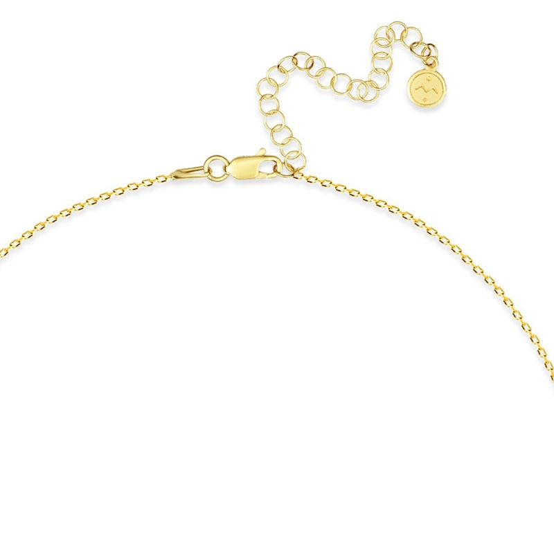 Mosuo Jewellery Diamant Buchstaben Halskette “I” - Vermeil Schlussverkauf