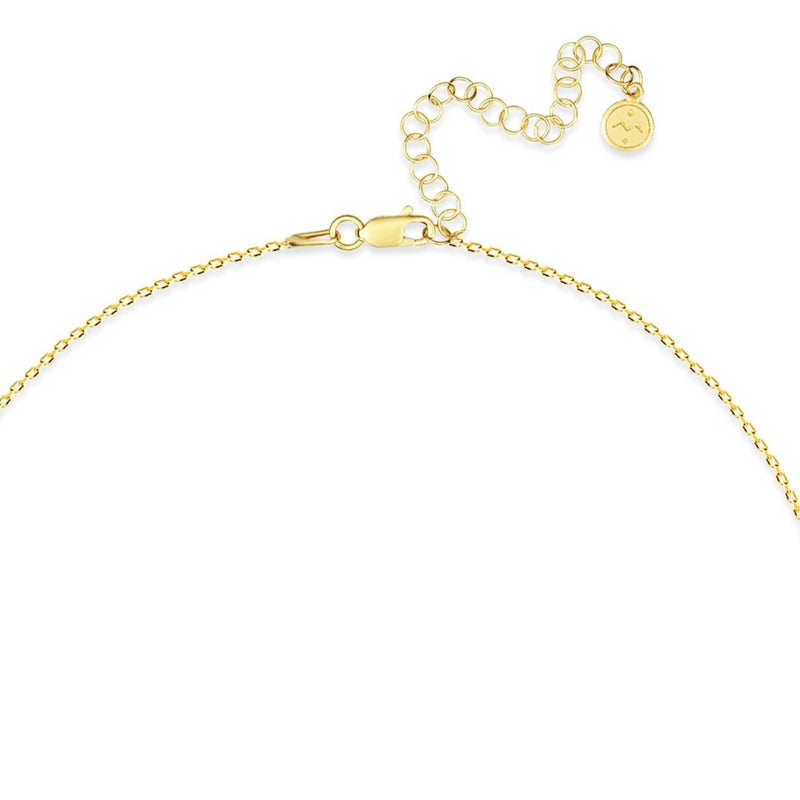 Mosuo Jewellery Diamant Buchstaben Halskette “J” - Vermeil Günstiger Verkauf