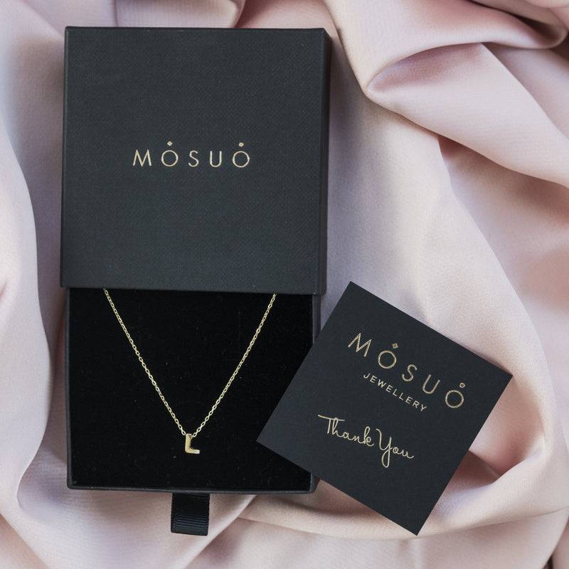 Mosuo Jewellery Diamant Buchstaben Halskette “L” - Vermeil Meist gekauft