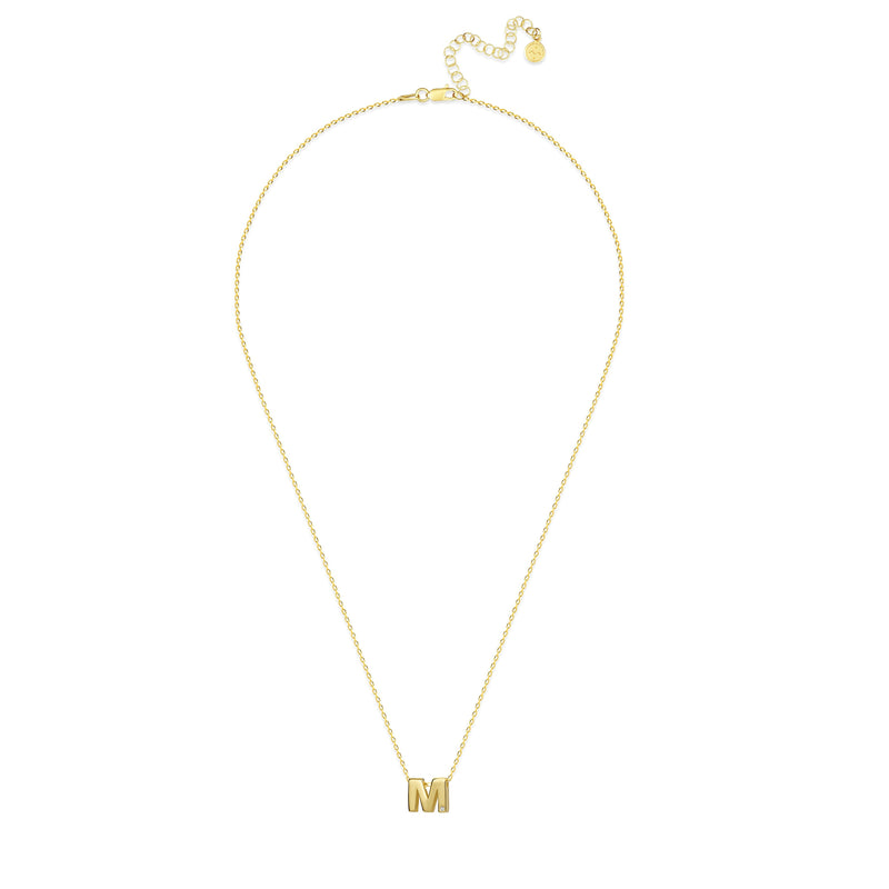 Mosuo Jewellery Diamant Buchstaben Halskette “M” - Vermeil Blitzverkäufe