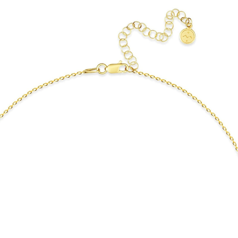 Mosuo Jewellery Diamant Buchstaben Halskette “M” - Vermeil Blitzverkäufe