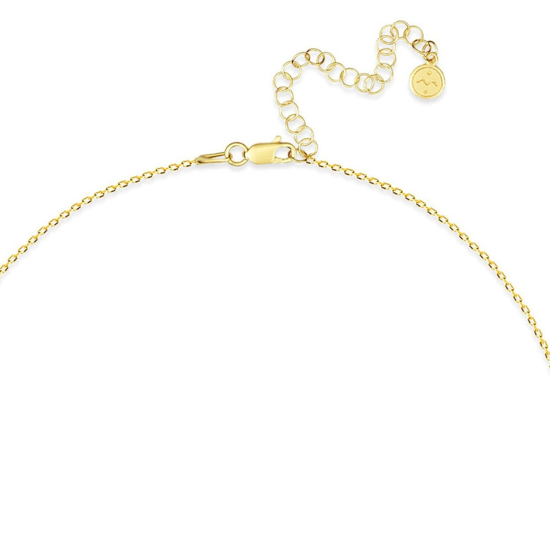 Mosuo Jewellery Diamant Buchstaben Halskette “O” - Vermeil Outlet