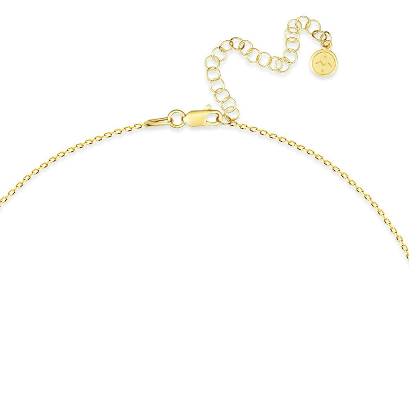 Mosuo Jewellery Diamant Buchstaben Halskette “R” - Vermeil Günstig kaufen