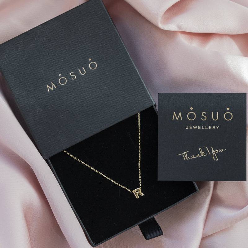 Mosuo Jewellery Diamant Buchstaben Halskette “R” - Vermeil Günstig kaufen