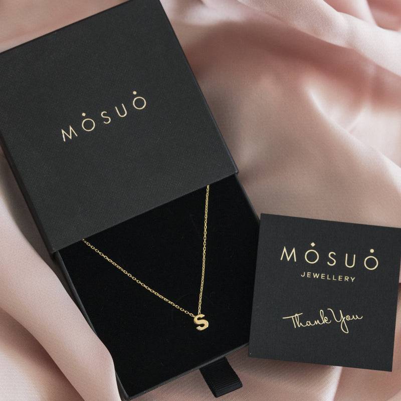 Mosuo Jewellery Diamant Buchstaben Halskette “S”- Vermeil Hotsell