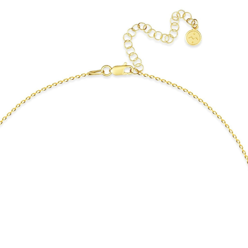Mosuo Jewellery Diamant Buchstaben Halskette “U”- Vermeil Schlussverkauf