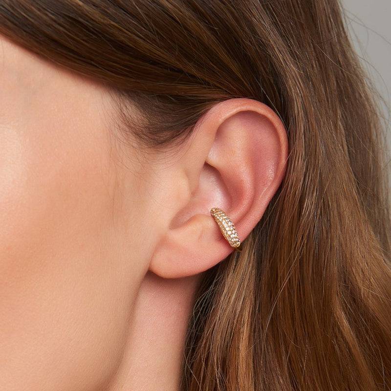 Mosuo Jewellery Athena Topas Ohrklemme - Vermeil Preisnachlass