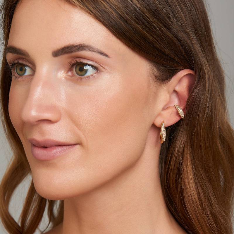 Mosuo Jewellery Athena Topas Ohrklemme - Vermeil Preisnachlass