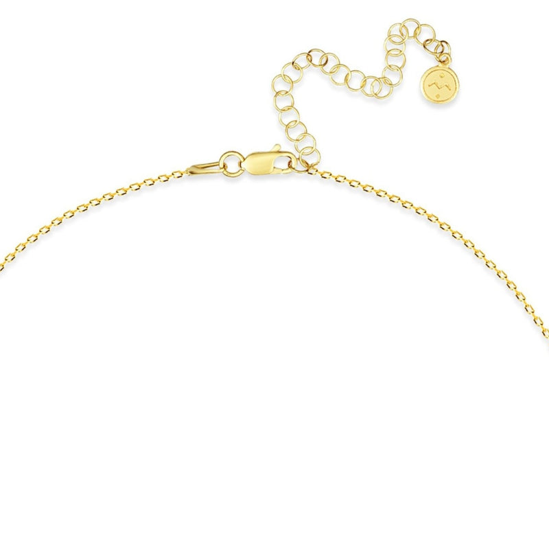 Mosuo Jewellery Diamant Buchstaben Halskette “W”- Vermeil Hotsell