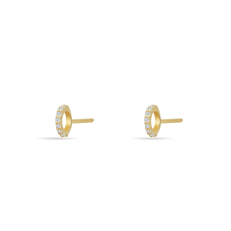 Mosuo Jewellery Orbit Diamant Ohrstecker Auslauf
