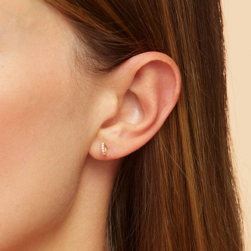 Mosuo Jewellery Orbit Diamant Ohrstecker Auslauf