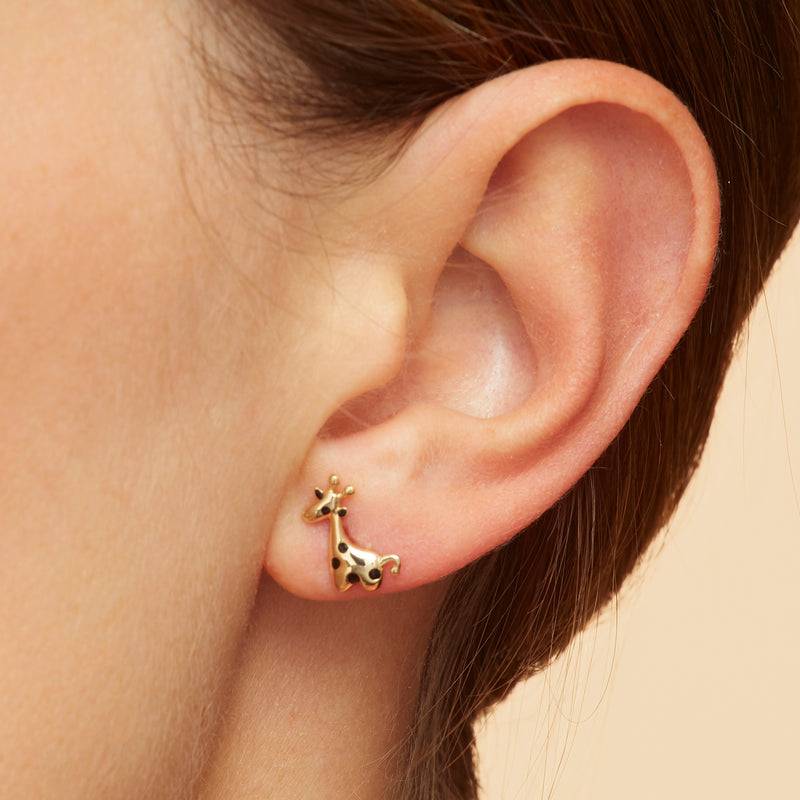 Mosuo Jewellery KIDS Emaille Giraffen Ohrstecker Hotsell