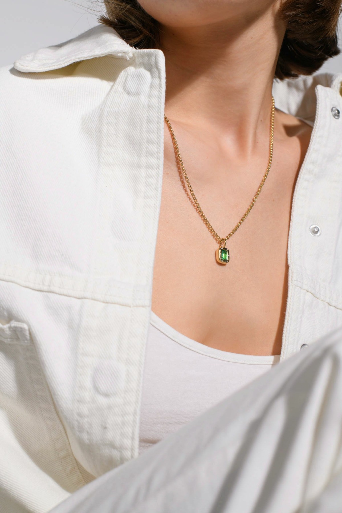 Nina Kastens Subway Pendant Emerald Günstiger Verkauf
