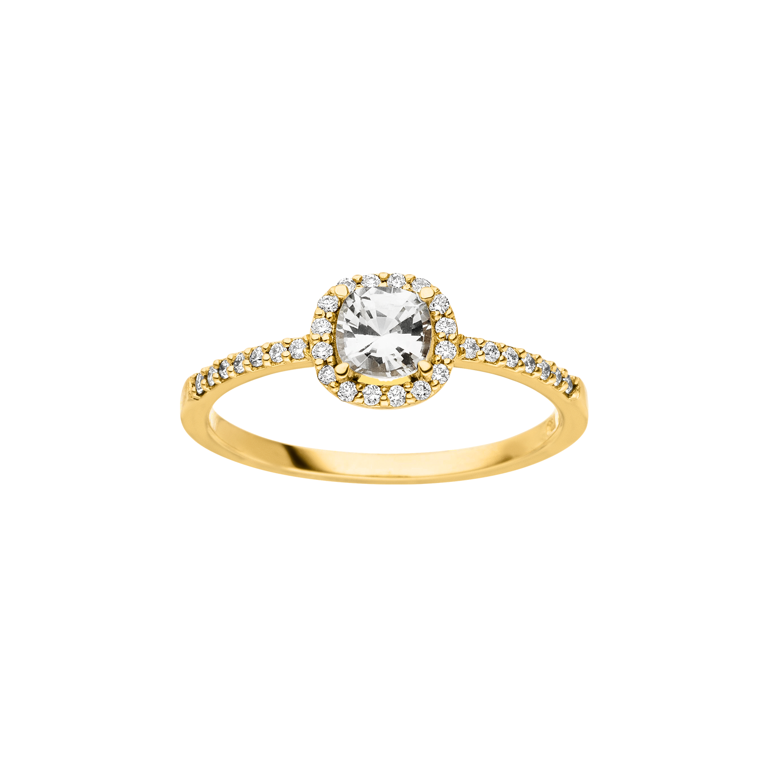 Nina Kastens Halo Diamond Ring