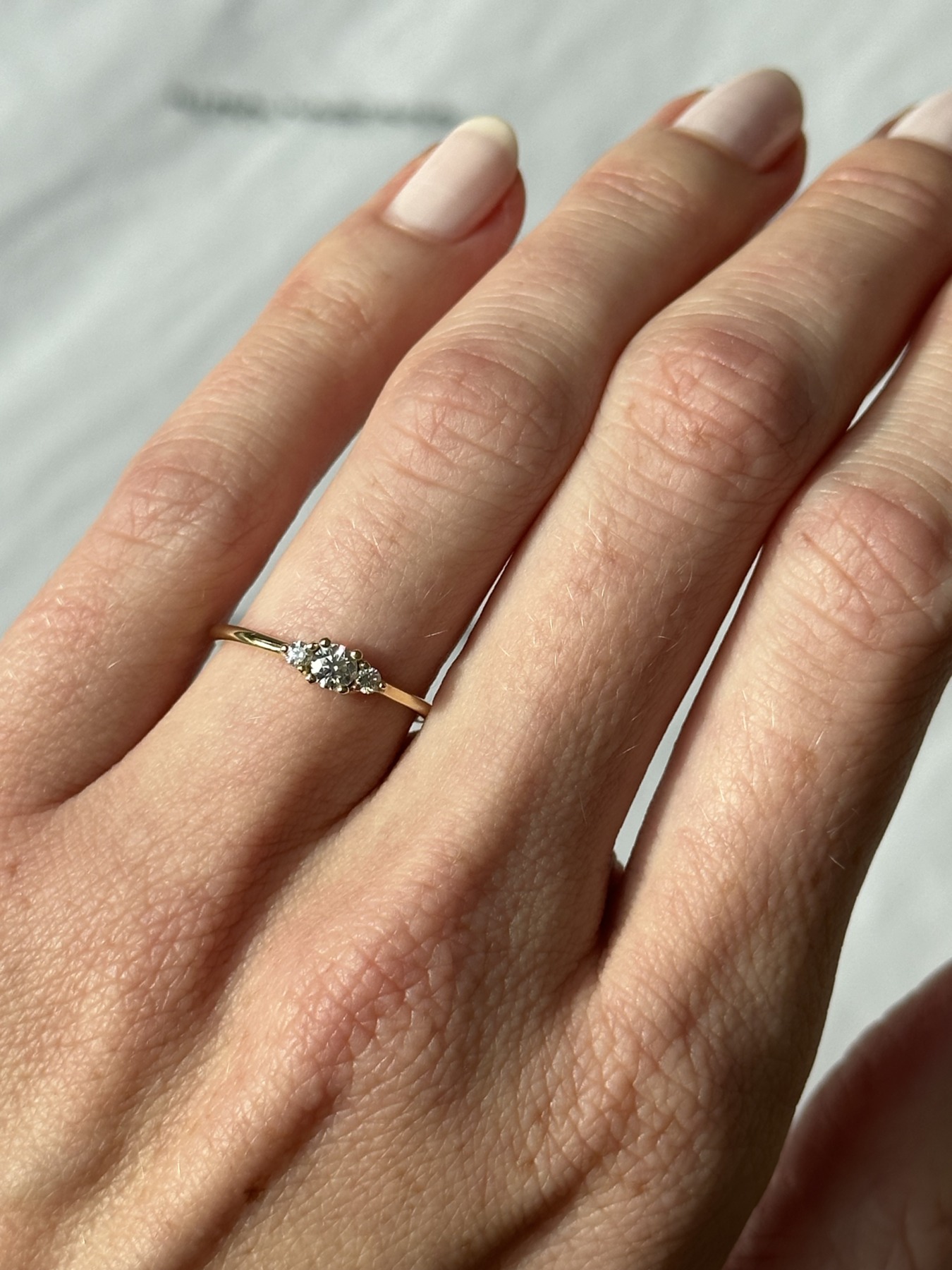 Nina Kastens Diamond 3-Stone-Ring Angebote
